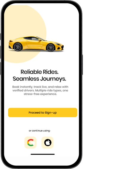 تطبيق Rideon على الهاتف